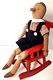 10 Pinocchio Jointed Painted Cloth Artist Doll Completed Gail Wilson 1990 Kit