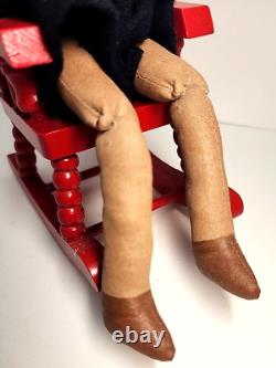 10 Pinocchio Jointed Painted Cloth Artist Doll completed Gail Wilson 1990 kit