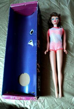 #1160 Lt Brown Tnt Barbie With Original Box Great Face