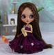 12factory Blyth Doll Brown Straight Long Hair Hand Painted Makeup Sleeping Eyes