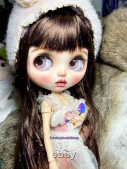 12 Custom Blythe Doll Handmade With Outfits + Wig OB24/OB22 1/6 Doll BJD Doll