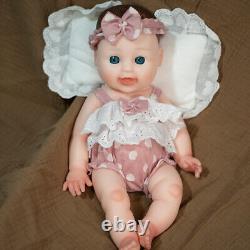12 Cute Baby Girl Doll Full Silicone Body Realistic Reborn Doll Christmas Gifts