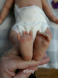 13 Full Body Silicone Baby Girl Doll Phoebe