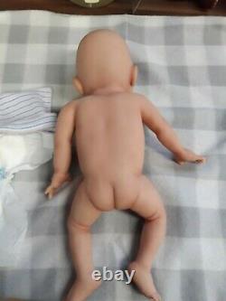 13 Full Body Silicone Baby Girl Doll Phoebe