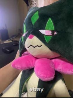 150cm Anime Meowscarada Giant Plush Doll Stuffed Toy Long Pillow Xmas Gift