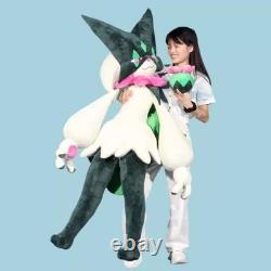 150cm Anime Meowscarada Giant Plush Doll Stuffed Toy Long Pillow Xmas Gift