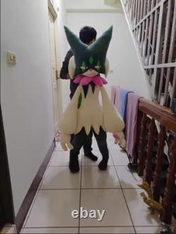 150cm Anime Meowscarada Giant Plush Doll Stuffed Toy Long Pillow Xmas Gift