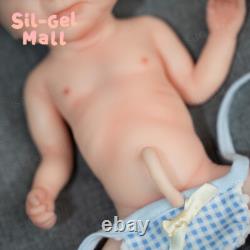 15.5 Reborn Premature BOY Full Body Platinum Silicone Baby? Dolls? Newborn Doll