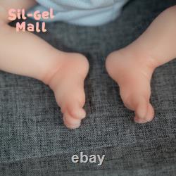 15.5 Reborn Premature BOY Full Body Platinum Silicone Baby? Dolls? Newborn Doll