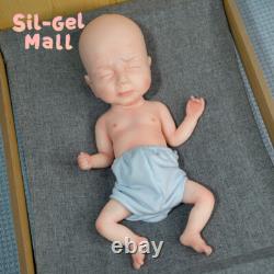 15.5 Reborn Premature BOY Full Body Platinum Silicone Baby? Dolls? Newborn Doll