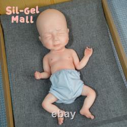 15.5 Reborn Premature BOY Full Body Platinum Silicone Baby? Dolls? Newborn Doll