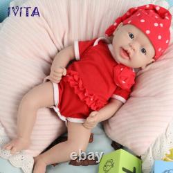15''Lifelike Reborn Baby Doll Lovely Girl Newborn Full Body Silicone Real Touch