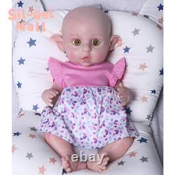 16.5Handmake Silicone Reborn Dolls Adorable Elf Girl Full Body Silicone Newborn