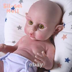 16.5Handmake Silicone Reborn Dolls Adorable Elf Girl Full Body Silicone Newborn
