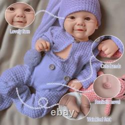 16.5'' solid silicone doll silicone reborn doll silicone girl doll toys gifts