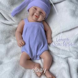 16.5'' solid silicone doll silicone reborn doll silicone girl doll toys gifts