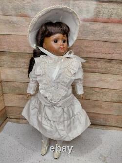 16 Bisque Doll Head, Unis France 301 Size 2, Orig. Compo Body, Great Dress