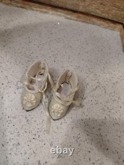 16 Bisque Doll Head, Unis France 301 Size 2, Orig. Compo Body, Great Dress