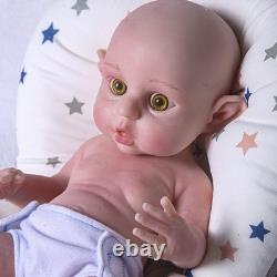 16 Handmade Reborn Elf Baby Doll Lifelike Newborn, Full Body Solid Silicone Toy