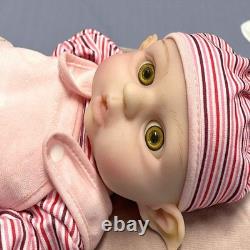 16 Handmade Reborn Elf Baby Doll Lifelike Newborn, Full Body Solid Silicone Toy