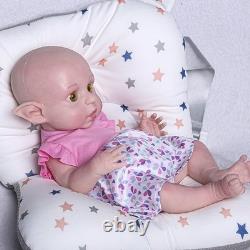 16 Handmade Reborn Elf Baby Doll Lifelike Newborn, Full Body Solid Silicone Toy