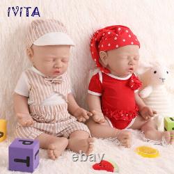 17Sleeping Reborn Baby Doll Boy and Girl Newborn Full Body Silicone Toddler Toy