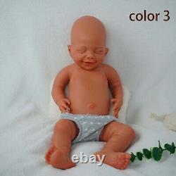 17.32'' solid silicone doll silicone reborn doll silicone girl doll toys gifts