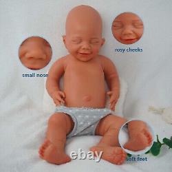 17.32'' solid silicone doll silicone reborn doll silicone girl doll toys gifts