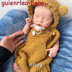 17.71'' Lifelike full silicone reborn baby doll girl doll toys gift handmade