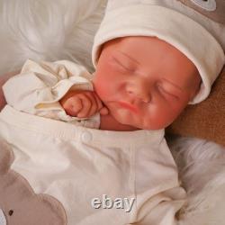 17.72 Inch Full Body Silicone Reborn Baby Dolls Realistic Waterproof Baby Boy