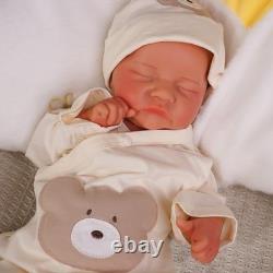 17.72 Inch Full Body Silicone Reborn Baby Dolls Realistic Waterproof Baby Boy