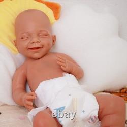 17.72 Inch Realistic Newborn Girl Reborn Baby Dolls Full Silicone Girl Dolls