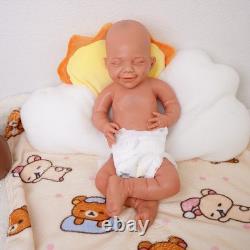 17.72 Inch Realistic Newborn Girl Reborn Baby Dolls Full Silicone Girl Dolls