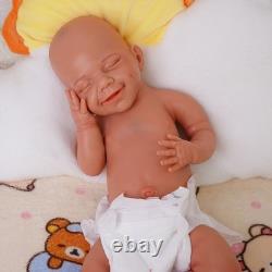 17.72 Inch Realistic Newborn Girl Reborn Baby Dolls Full Silicone Girl Dolls