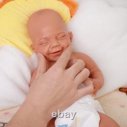17.72 Inch Realistic Newborn Girl Reborn Baby Dolls Full Silicone Girl Dolls