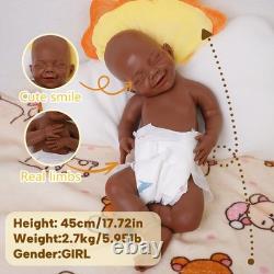 17.72 Reborn Baby Doll Full Body Real Silicone Reborn Baby Girl Gifts For Child