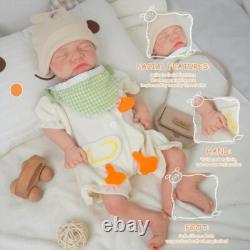 17.72 in Real Silicone Reborn Baby Dolls Lifelike Newborn Boy Dolls Gifts 5.73lb