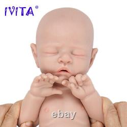 17 IVITA Sleeping Reborn Baby Doll Newborn Full Floppy Silicone Vivid Doll