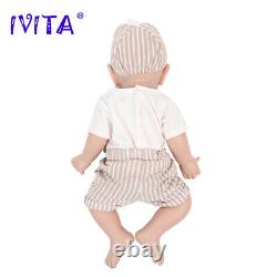 17 IVITA Sleeping Reborn Baby Doll Newborn Full Floppy Silicone Vivid Doll