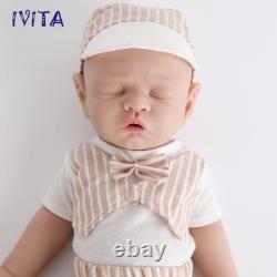 17 IVITA Sleeping Reborn Baby Doll Newborn Full Floppy Silicone Vivid Doll