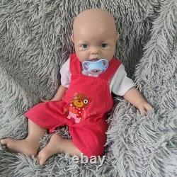 17 Inch Unpainted Girl Silicone Reborn Doll Full Body Soft Silicone Made