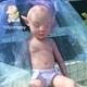18alien Reborn Baby Girl Doll Full Silicone Lifelike Pink Avatar, Giftchristmas