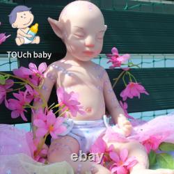 18Alien Reborn Baby Girl Doll Full Silicone Lifelike Pink Avatar, GiftChristmas