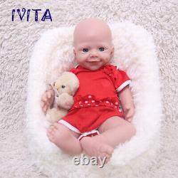 18Lifelike Newborn Boy and Girl Reborn Baby Doll Full Body Silicone Real Touch