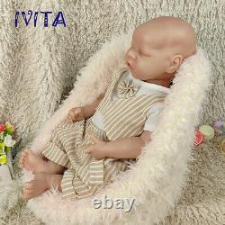 18Sleeping Baby Boy and Girl Reborn Baby Full Body Silicone Lifelike Doll