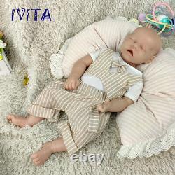 18Sleeping Baby Boy and Girl Reborn Baby Full Body Silicone Lifelike Doll