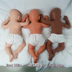 18.11Silicone Reborn Baby Lifelike Painted Newborn Girl Floppy Lifelike Doll