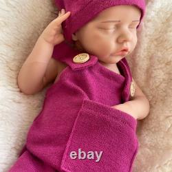 18.11 Inch Silicone Reborn Baby Lifelike Painted Newborn Girl Lifelike Doll
