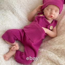 18.11 Inch Silicone Reborn Baby Lifelike Painted Newborn Girl Lifelike Doll