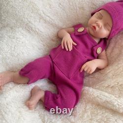 18.11 Lifelike Full Silicone Reborn Baby Girl Newborn Silicone Doll Infant